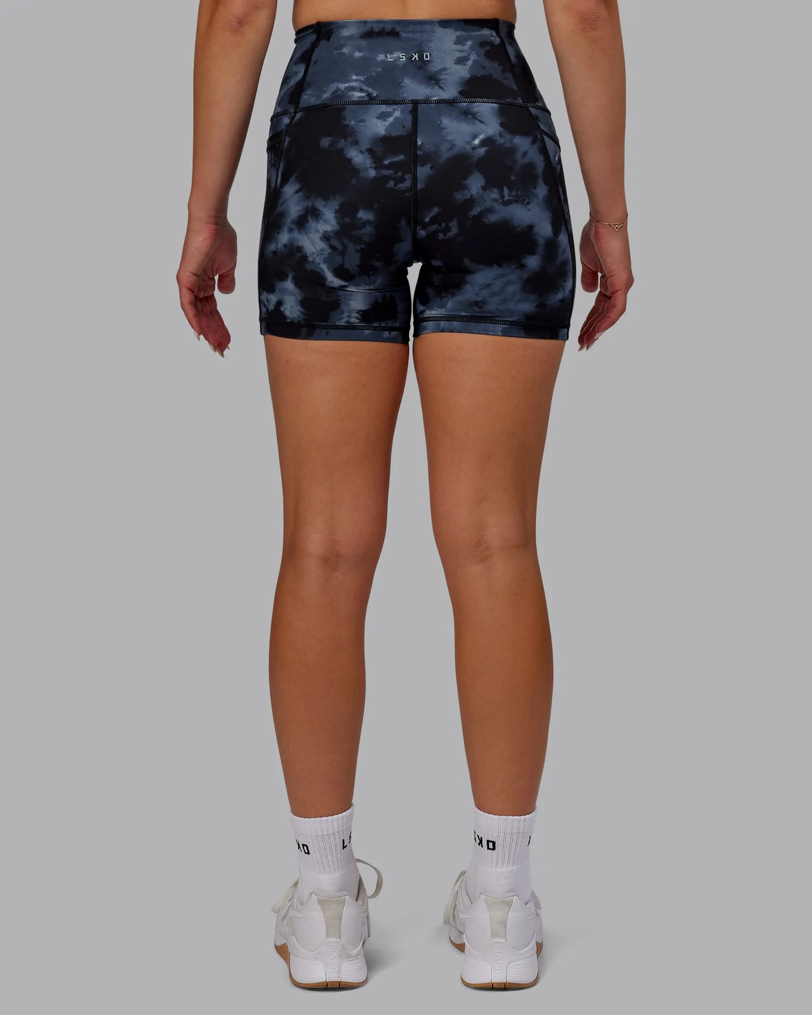 Fusion X-Length Shorts - Tie Dye-Midnight