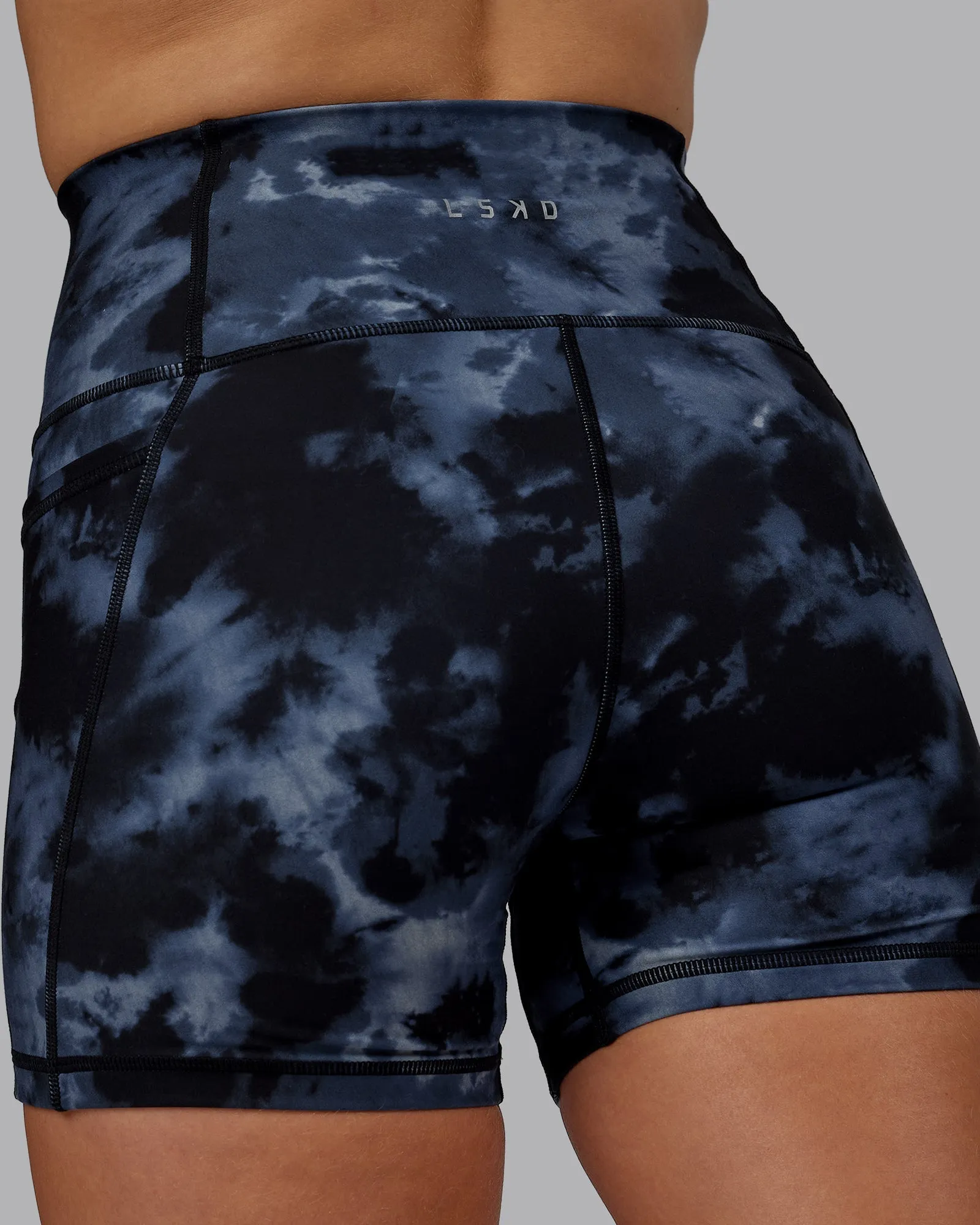 Fusion X-Length Shorts - Tie Dye-Midnight