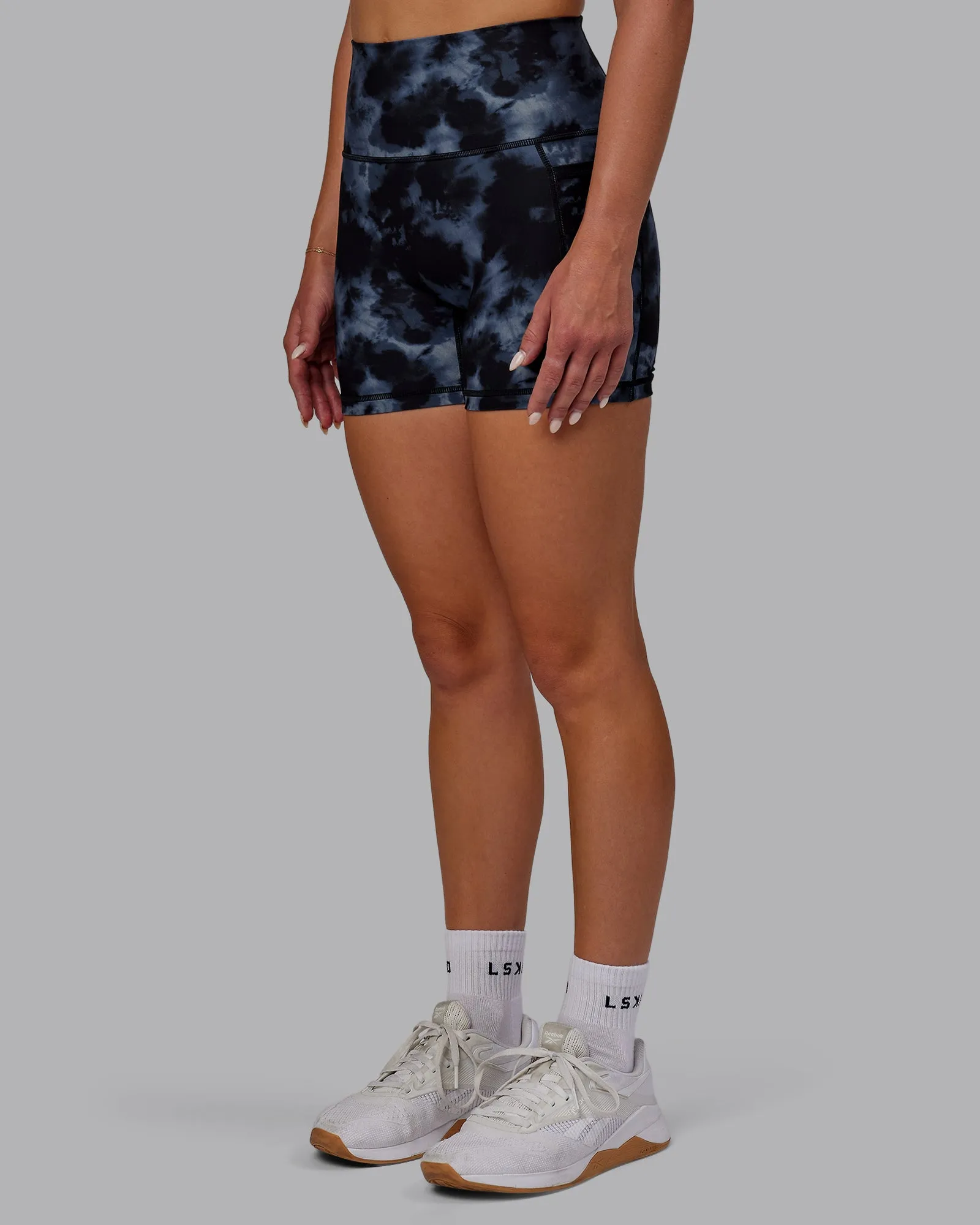 Fusion X-Length Shorts - Tie Dye-Midnight