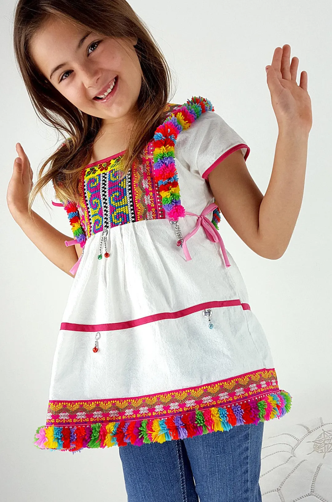 Girl's Hill Tribe Tunic Dress