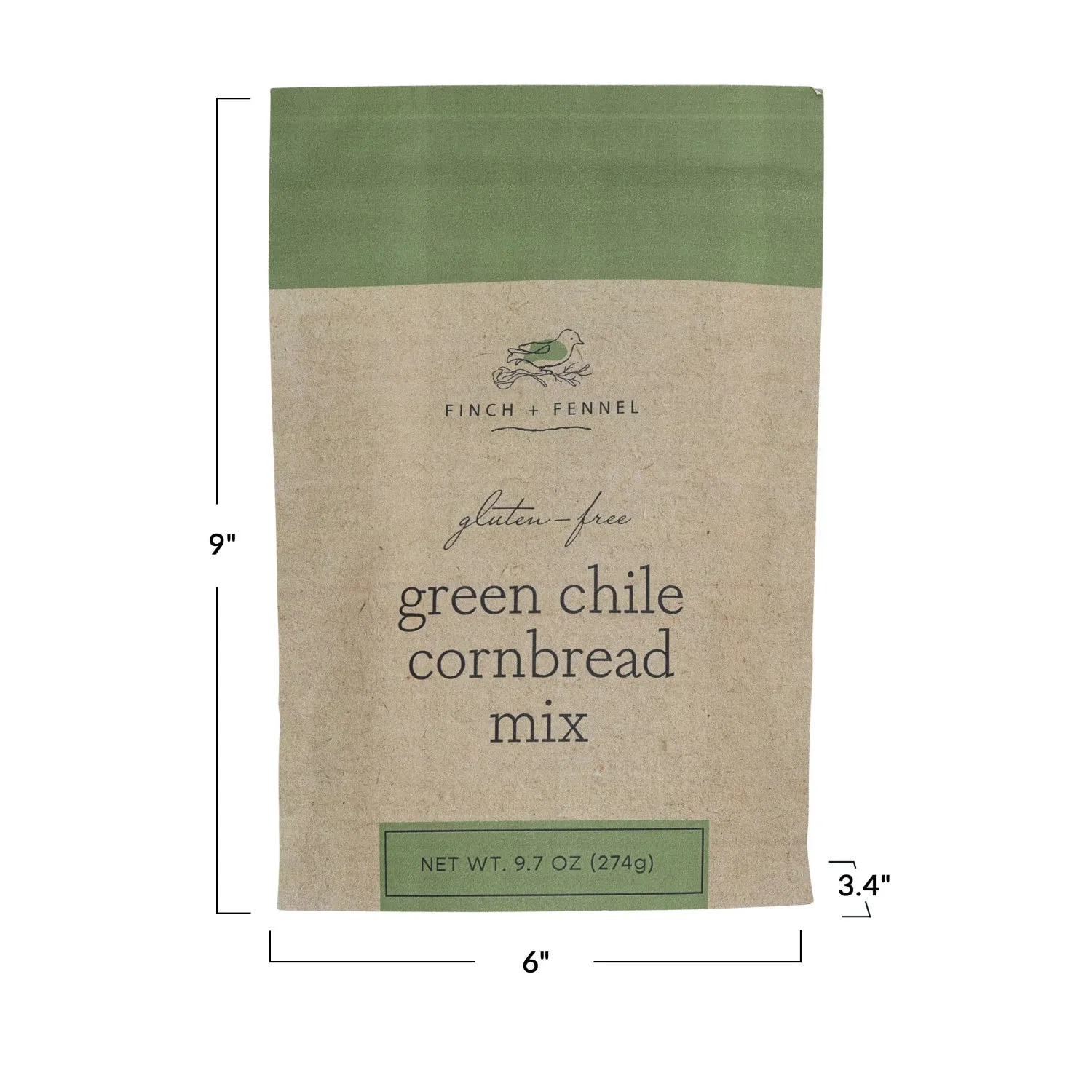 Gluten-Free Green Chile Cornbread Mix