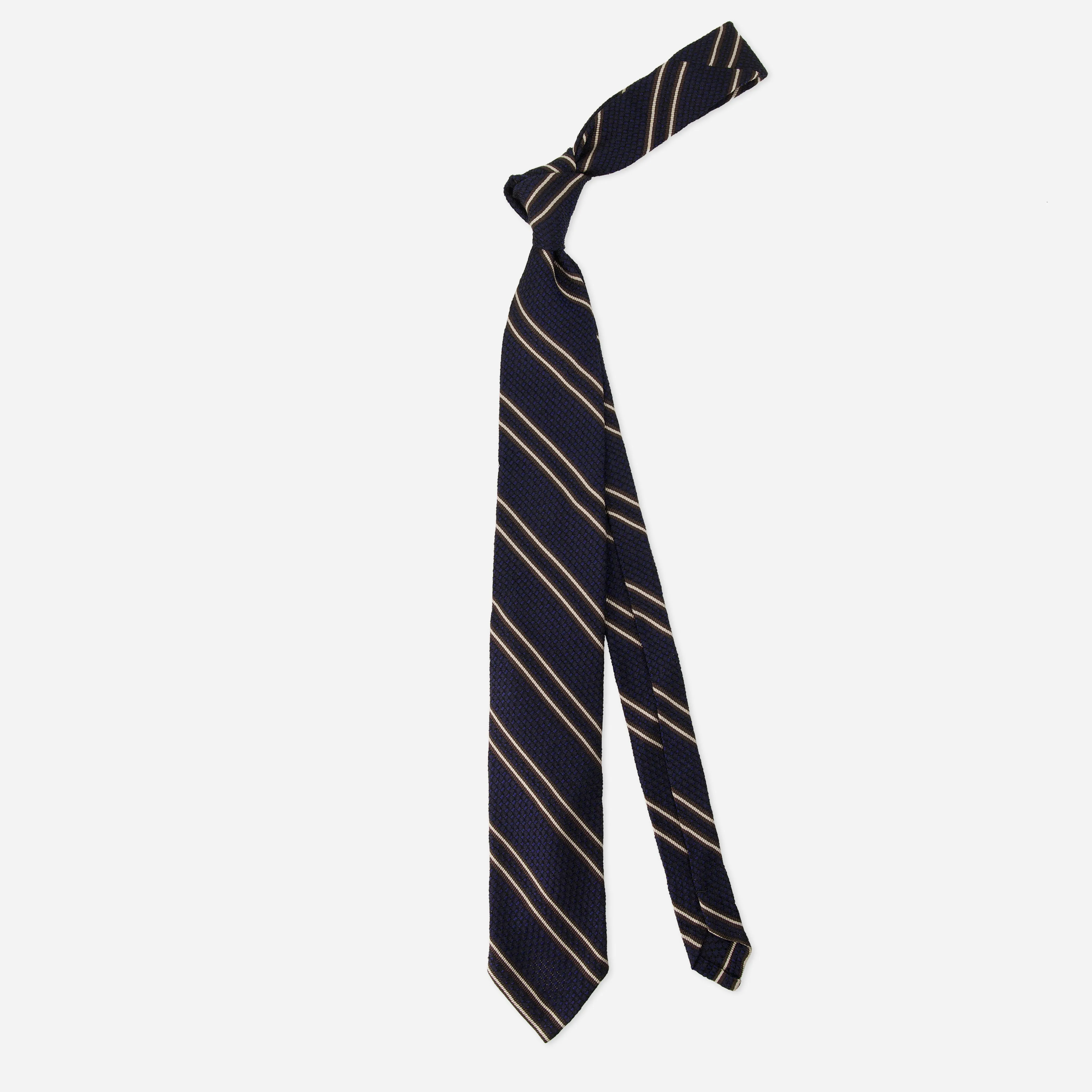 Grenalux Stripe Navy Tie