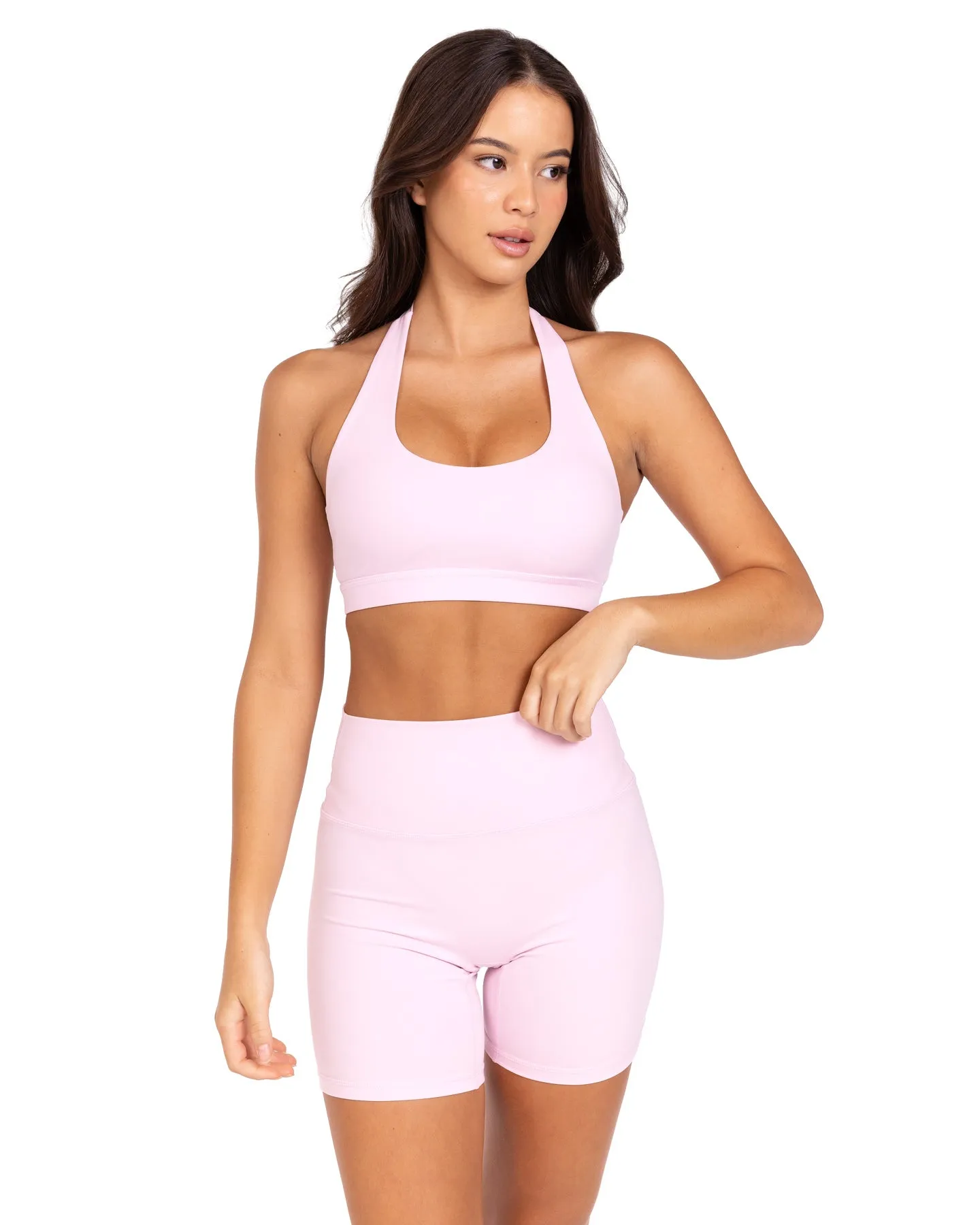 Halter Bra - Blush Pink