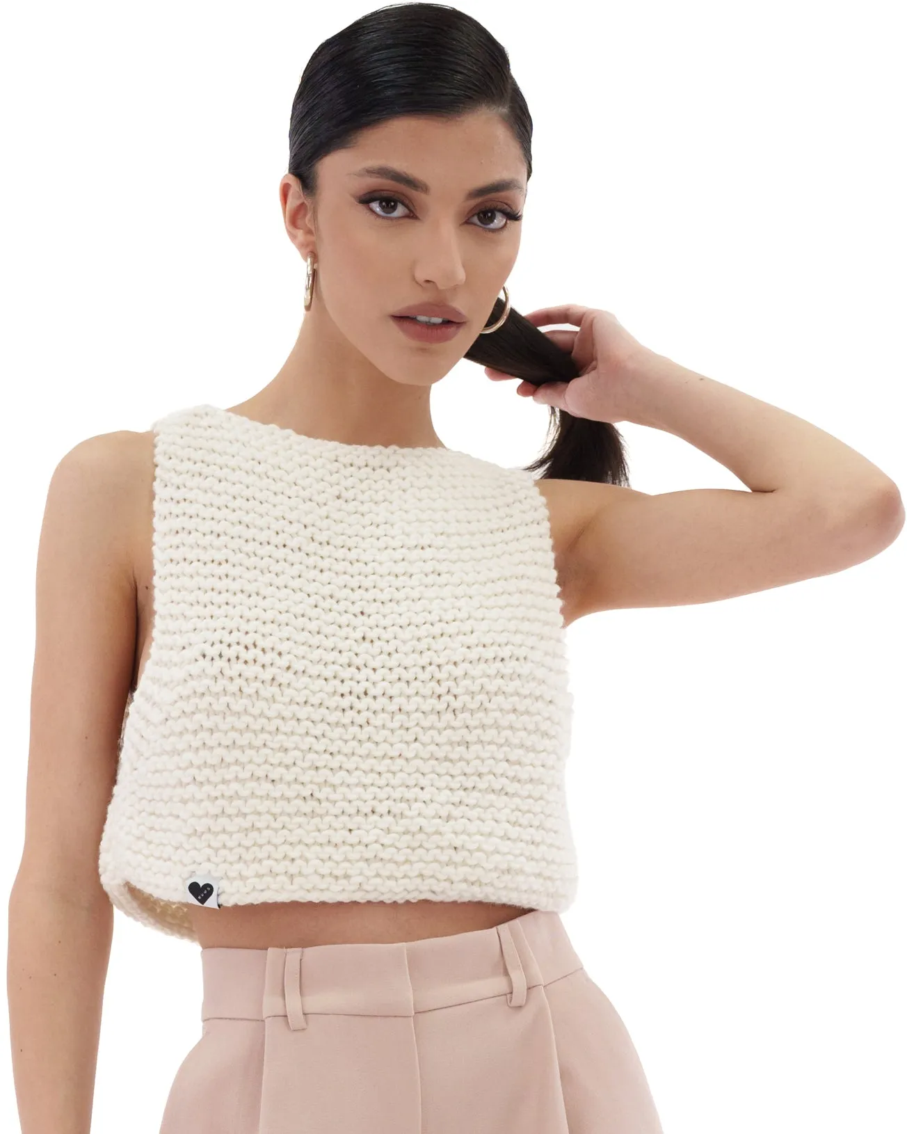 Halter Knit Top