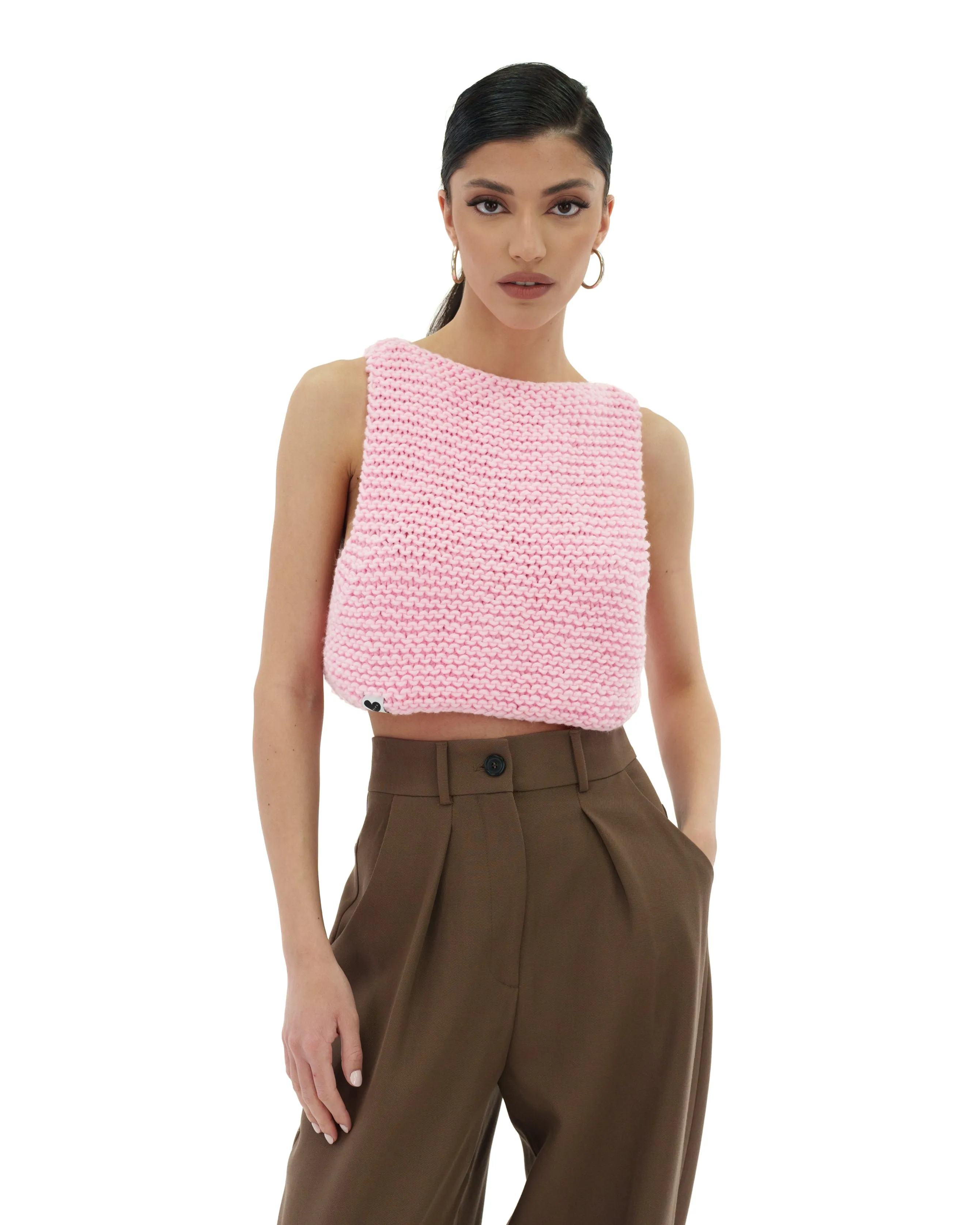 Halter Knit Top