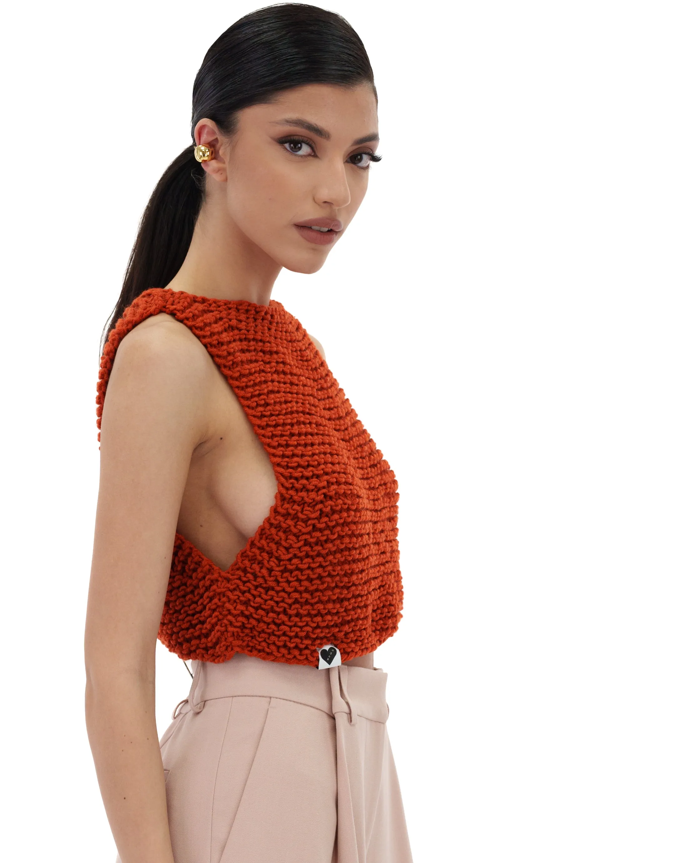 Halter Knit Top