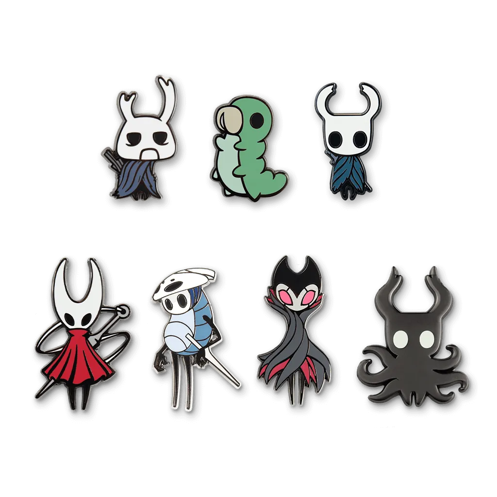 Hollow Knight Enamel Pin Combo