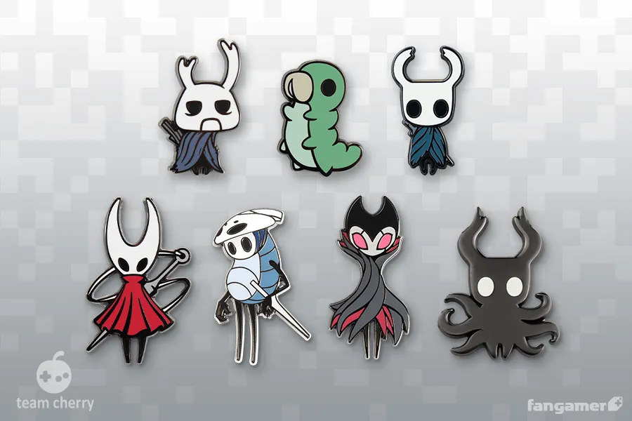 Hollow Knight Enamel Pin Combo