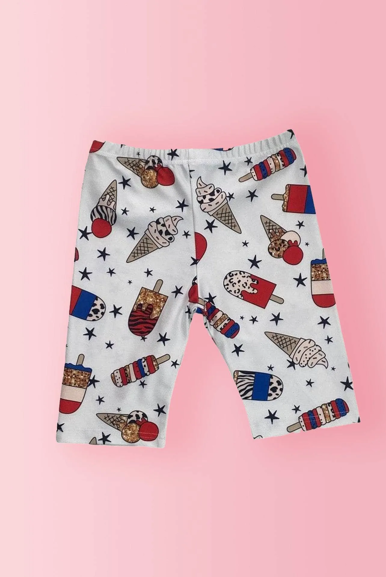 Ice Cream Biker Shorts