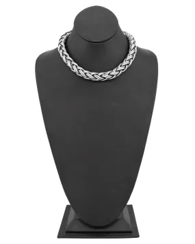 Italian Sterling Silver Thick Rope Chain Necklace