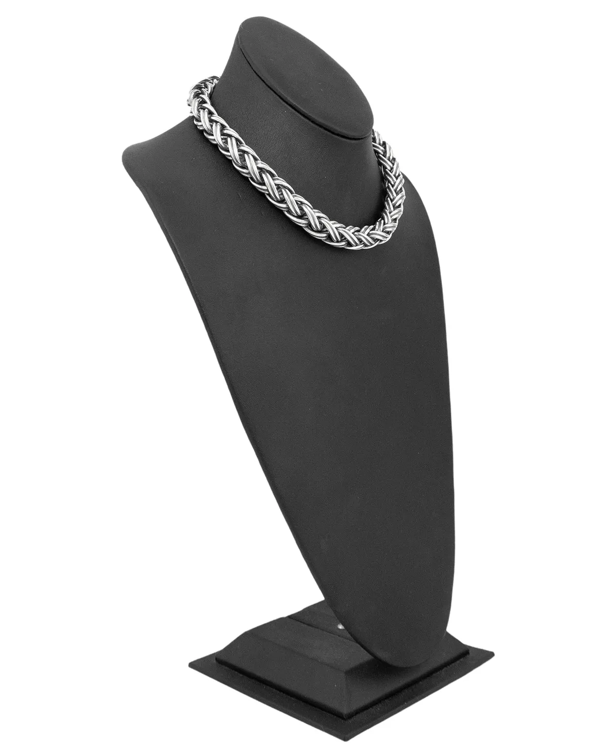 Italian Sterling Silver Thick Rope Chain Necklace