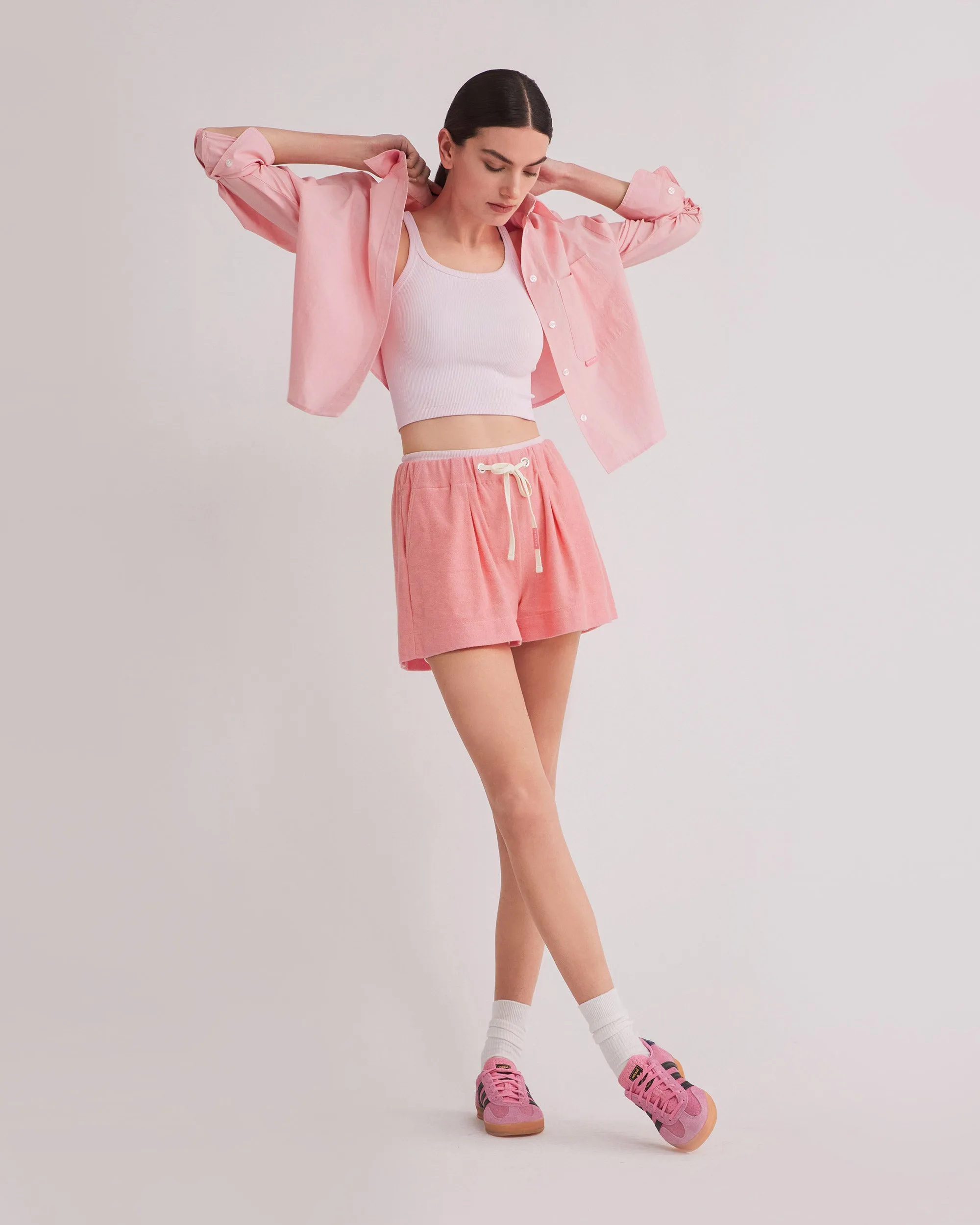 KALI BIKER SHORTS LIGHT PINK