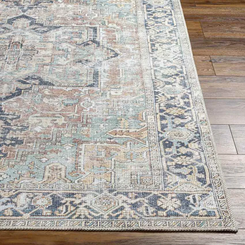 Kridia Traditional Brown Area Rug Carpet for Living Room Bedroom or Kitchen