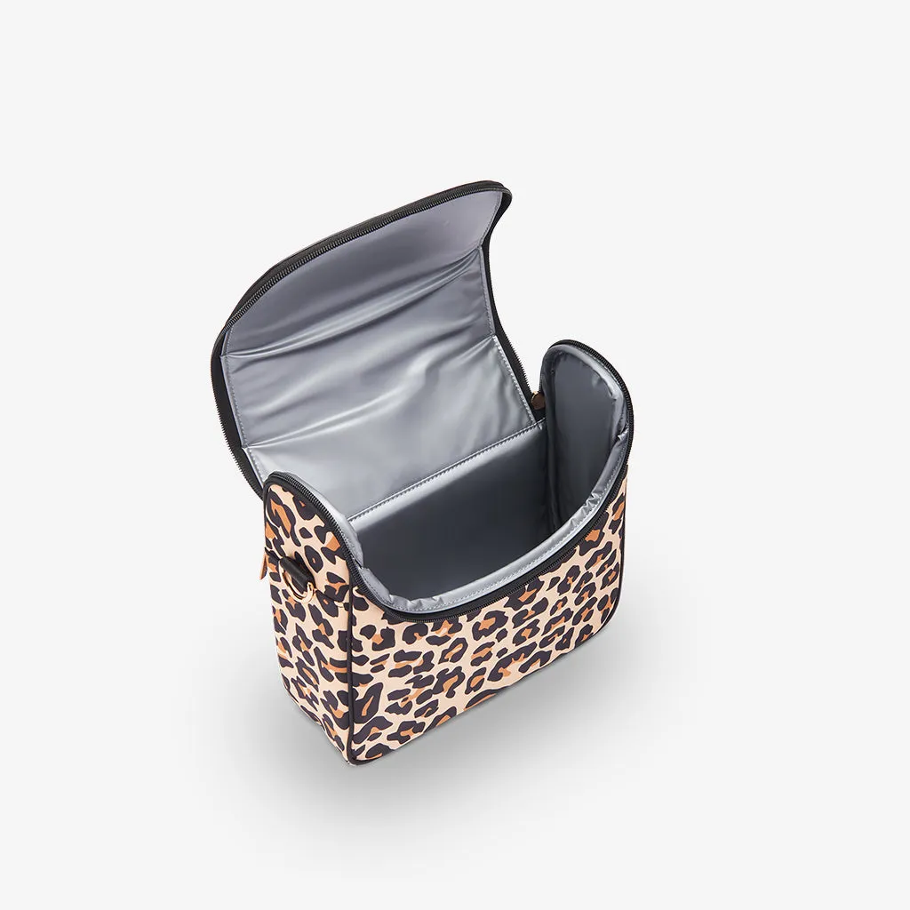 Lana Leopard Tan Baby Bottle Caddy