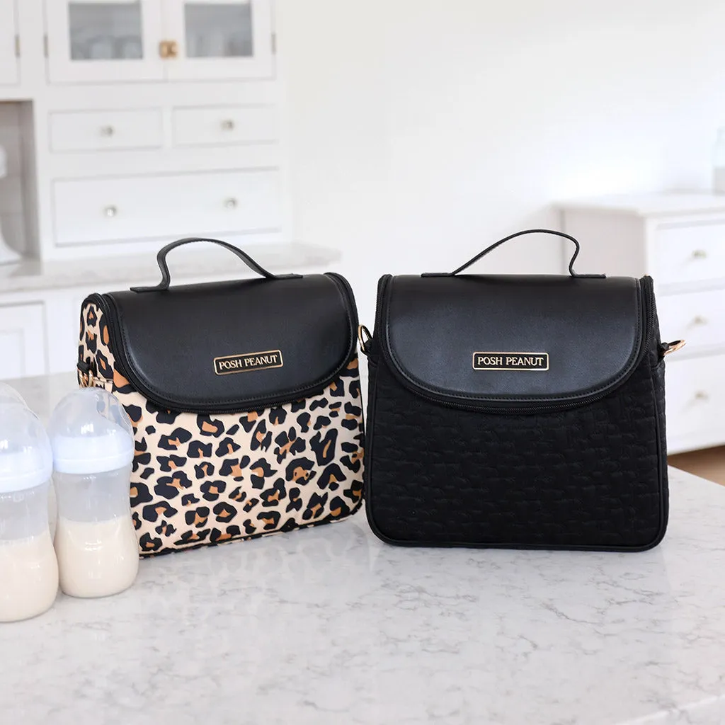 Lana Leopard Tan Baby Bottle Caddy