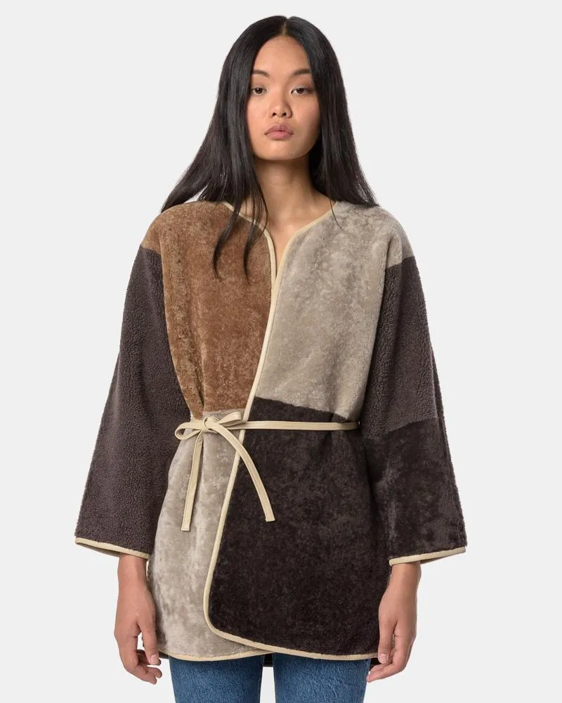 Long Diamond Kimono in Tundra