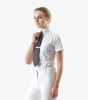 Luciana ladies Short Sleeve Tie Shirt