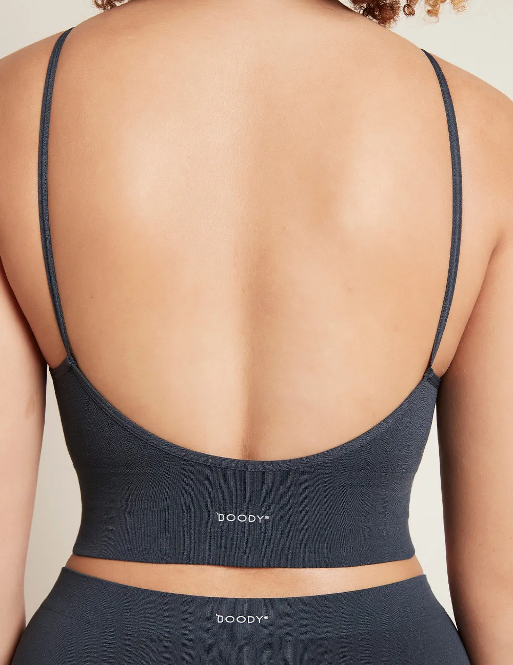 LYOLYTE® Ribbed Low Back Bra - Storm