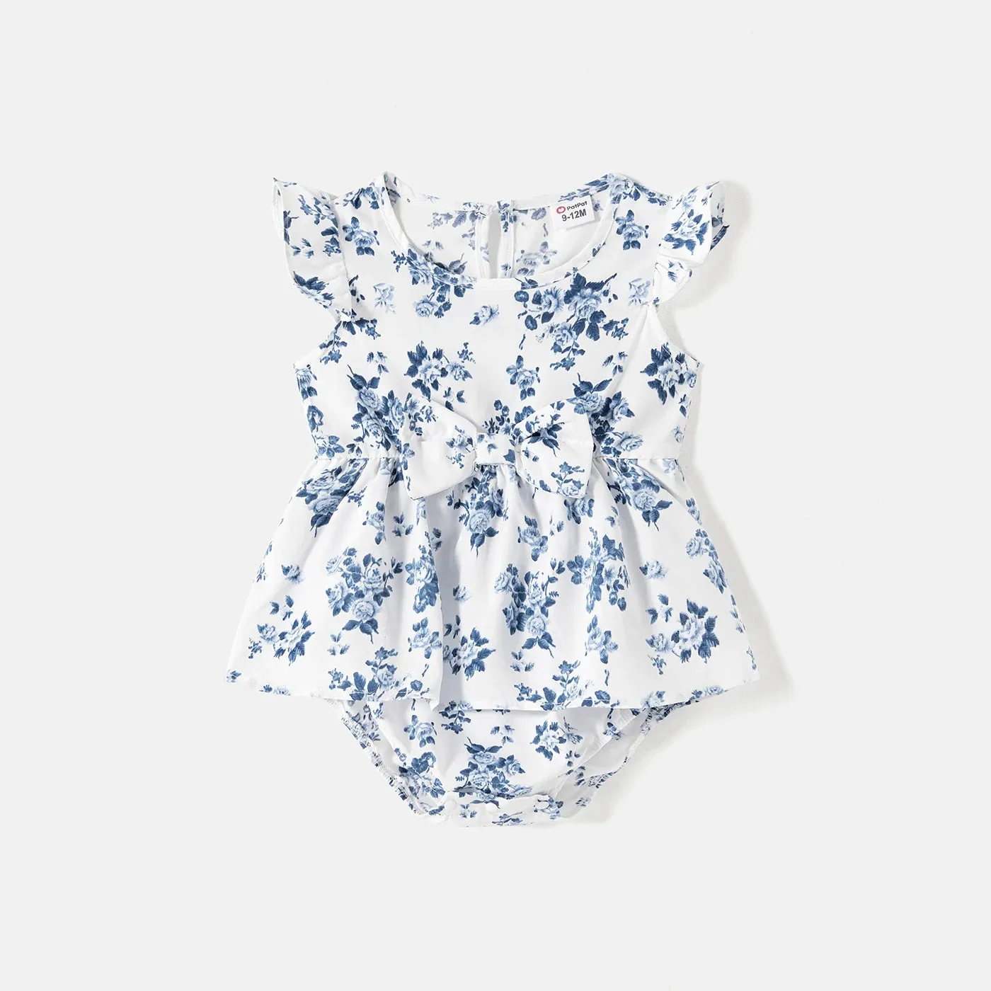 Matching Family Outfit - Allover Floral Print Shirred Tiered Dresses