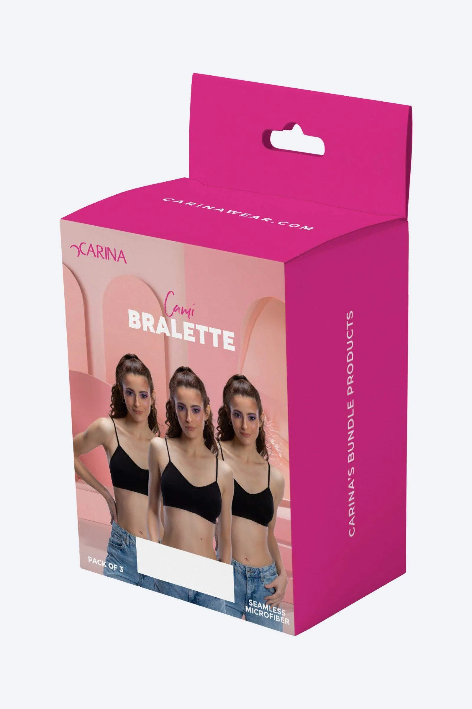 Microfiber Seamless Bralette (Pack of 3)