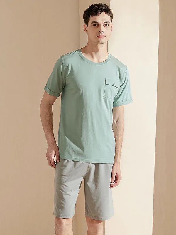 Modal T Shirt Mens Loungewear Set