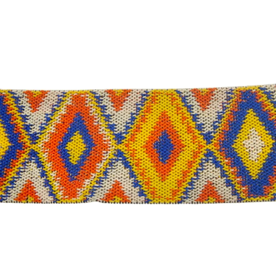 Multi-Color boho Fashion Jacquard Design Elastic