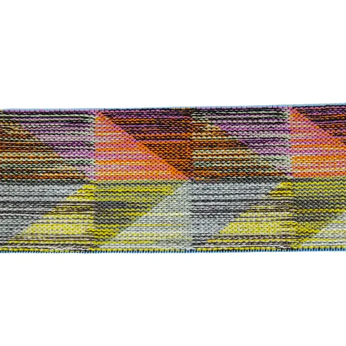 Multi-color Designer Geometric Pattern Woven Elastic