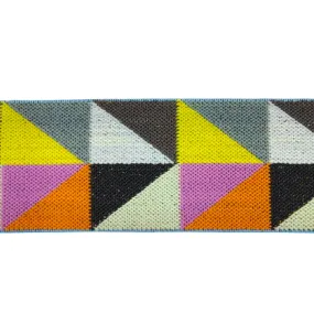 Multi-color Designer Geometric Pattern Woven Elastic