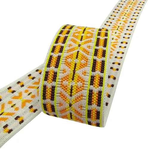 Multi-Color Embroidered Modish Jacquard Design Elastic