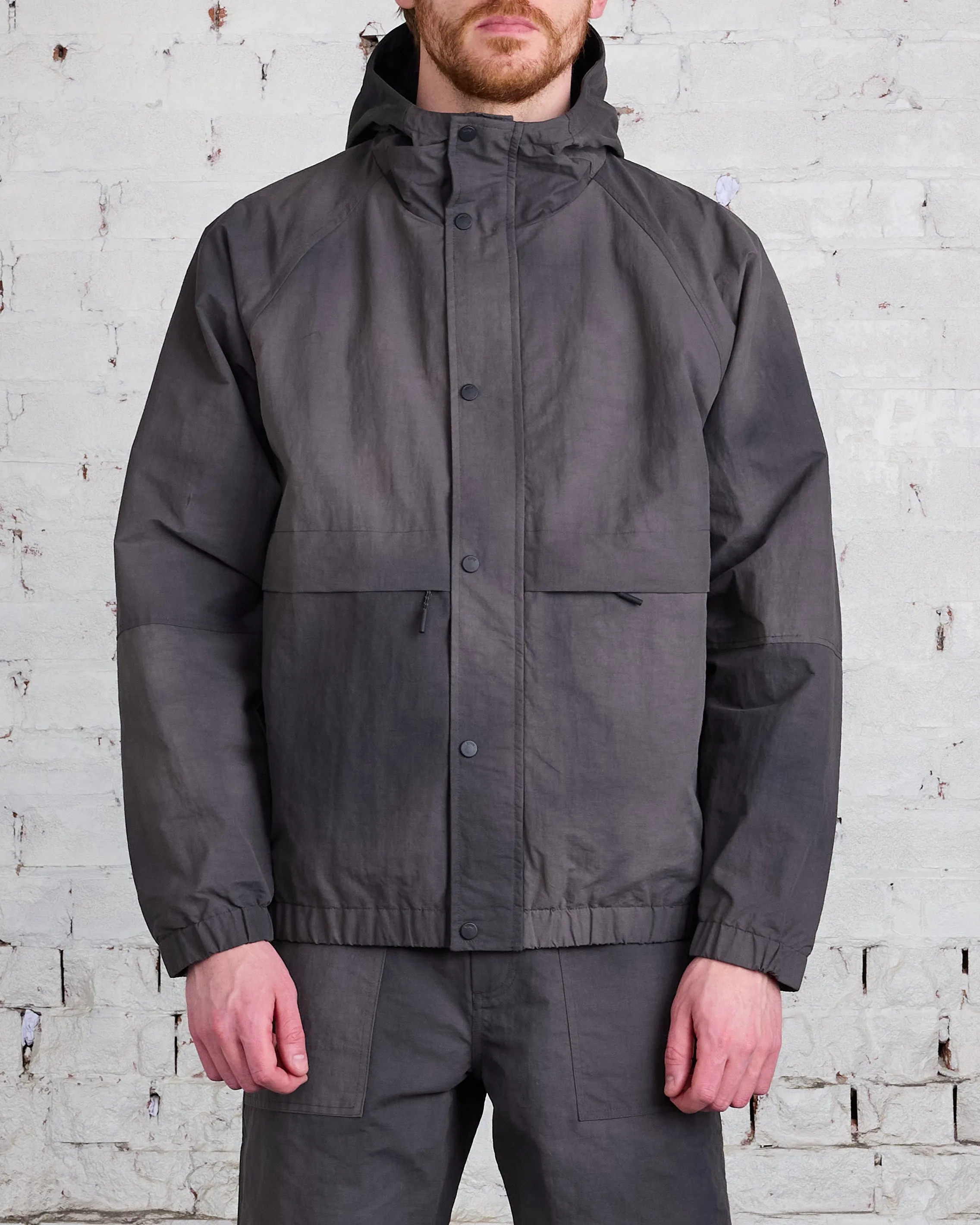 Norse Projects Herluf Wave Dye Wind Jacket Black