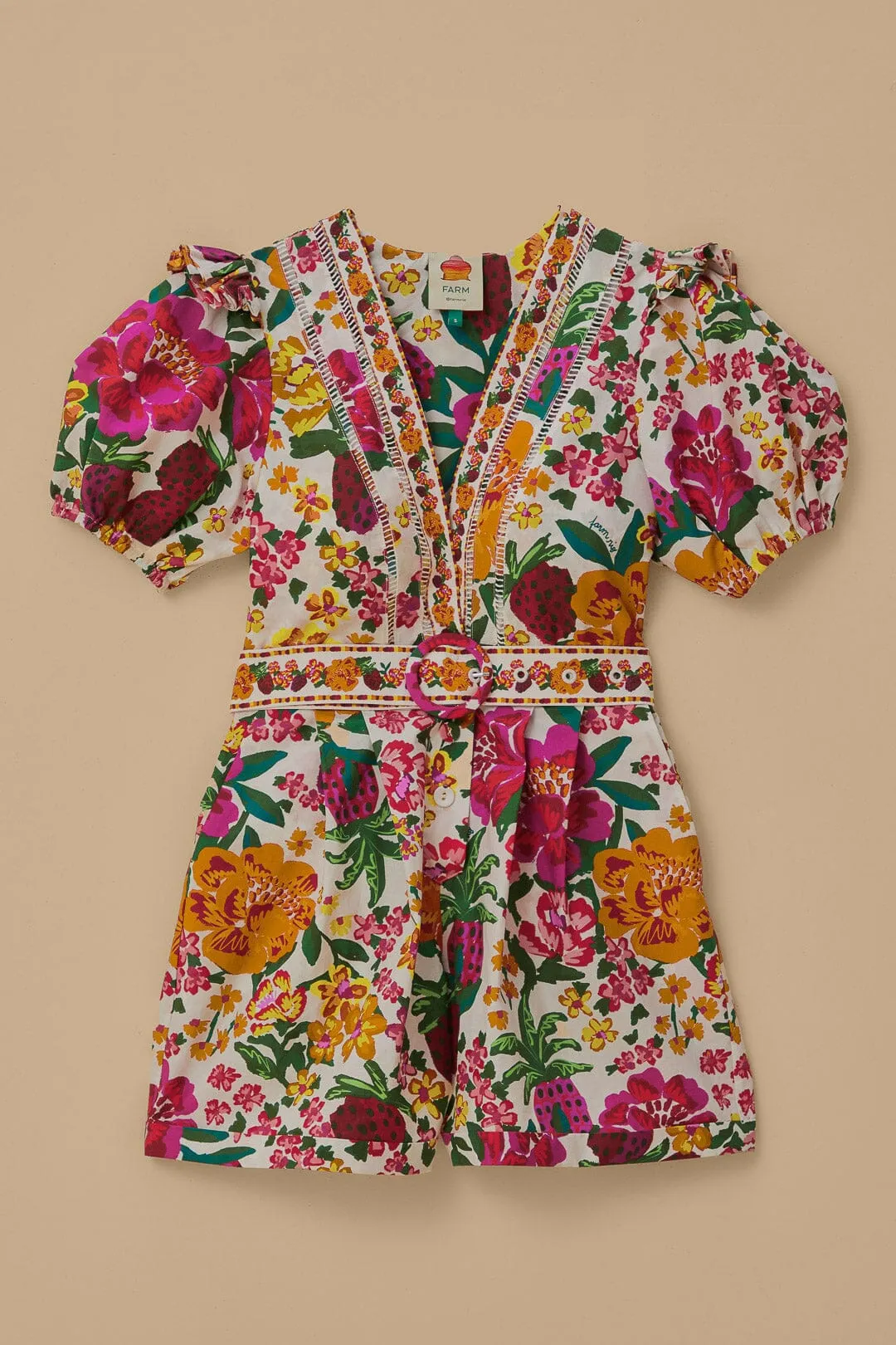 Off-White Flowerful Sketch Romper