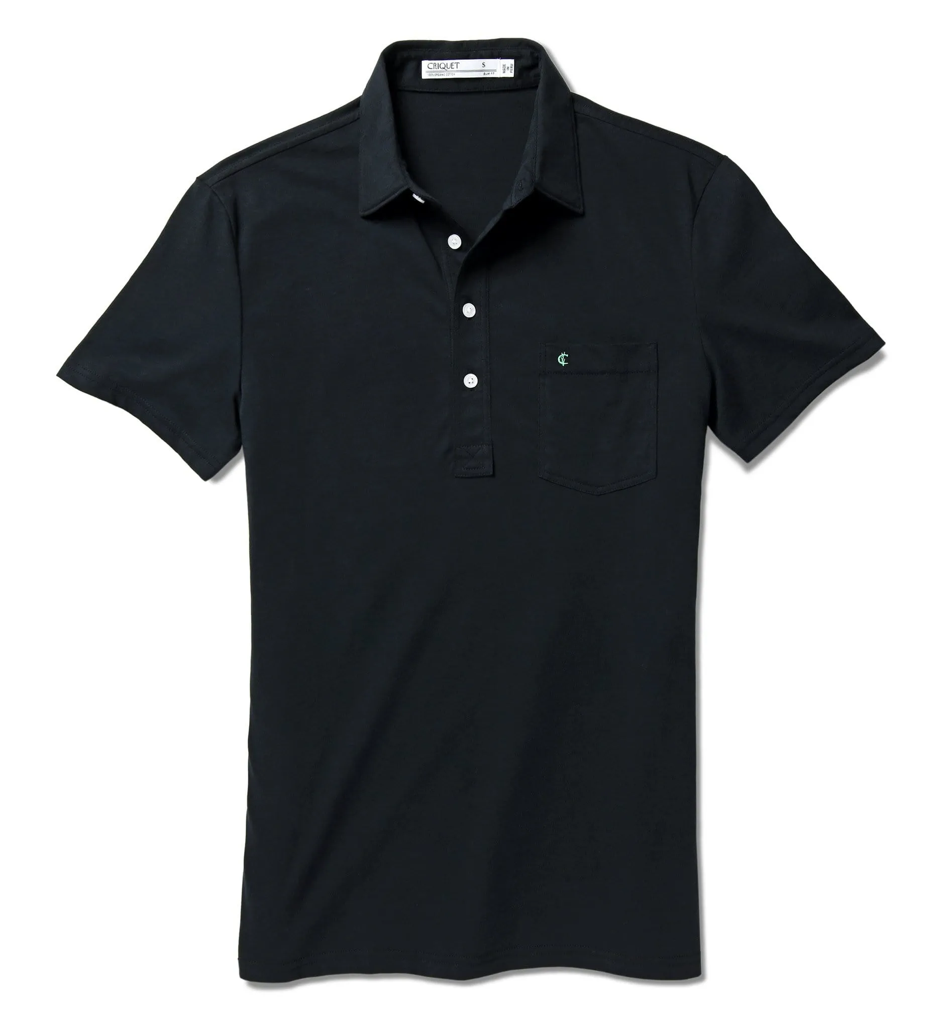 Slim Fit Classic Players Shirt - Back In Black