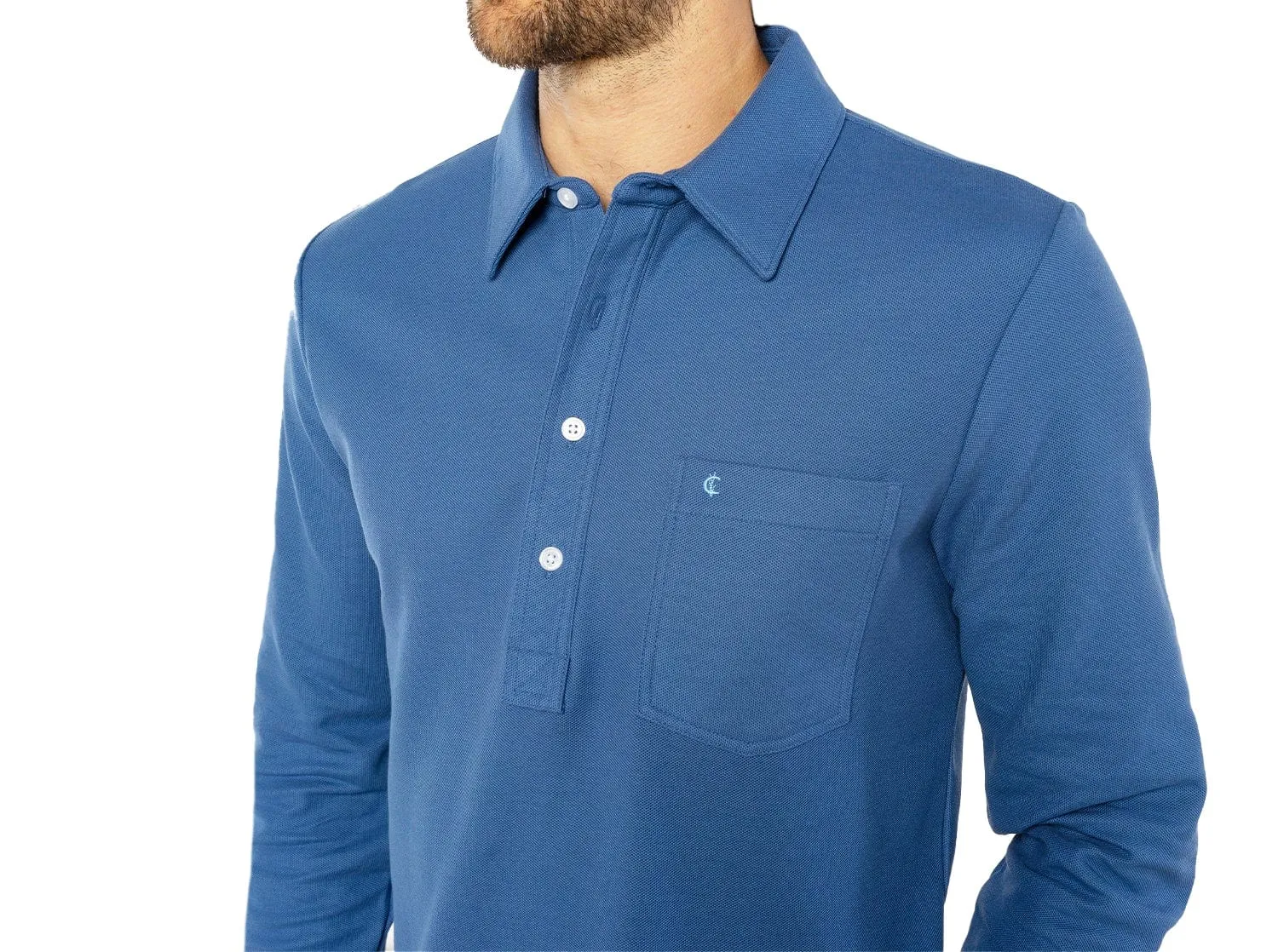 Slim Fit Long Sleeve Players Shirt - River City