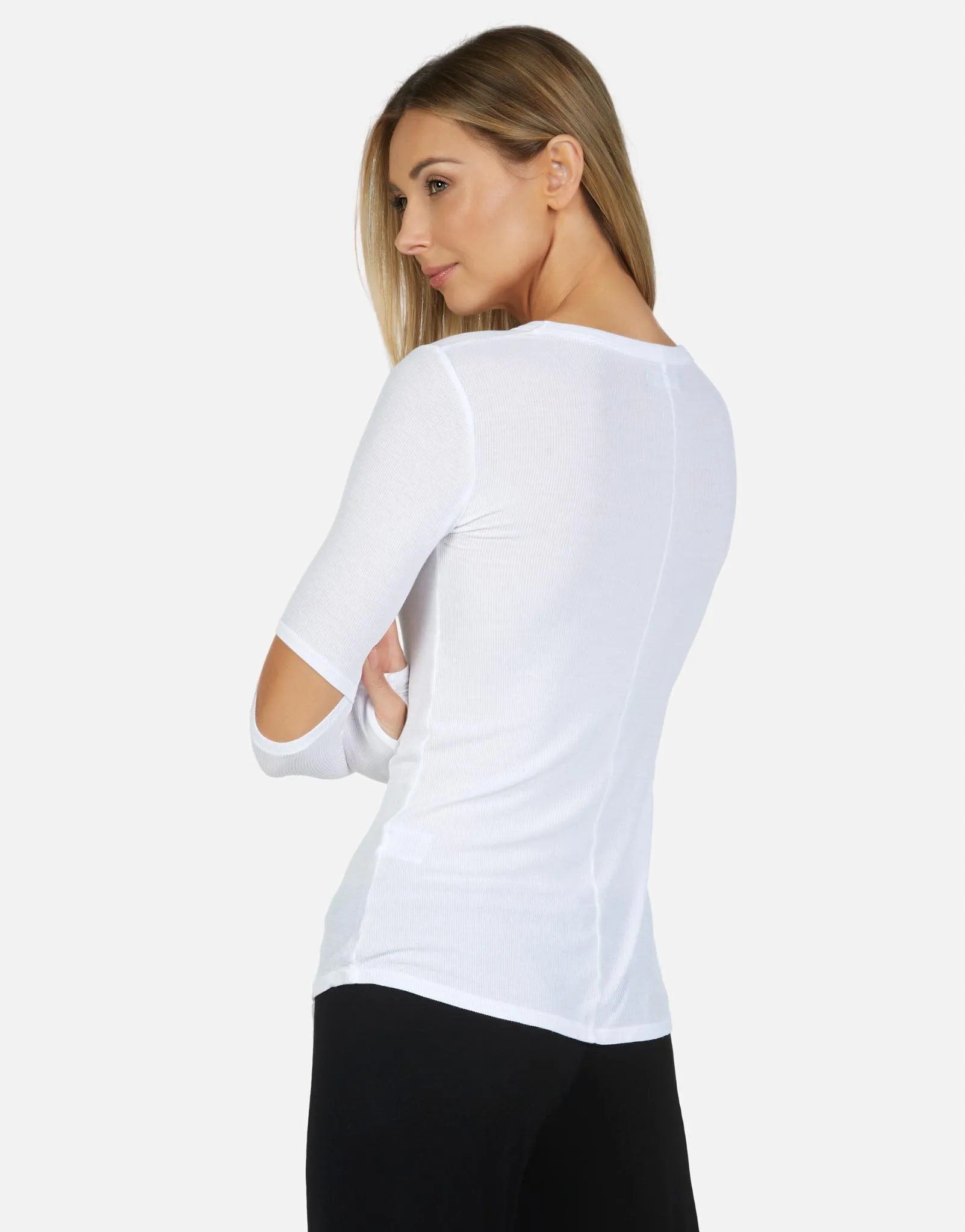 Solomon Core Fitted Tee White