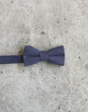 Stormy Blue Pre-Tied Bow Tie