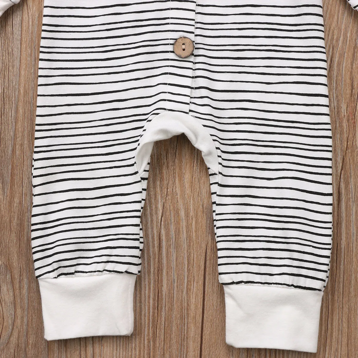 Striped Hooded Onesie