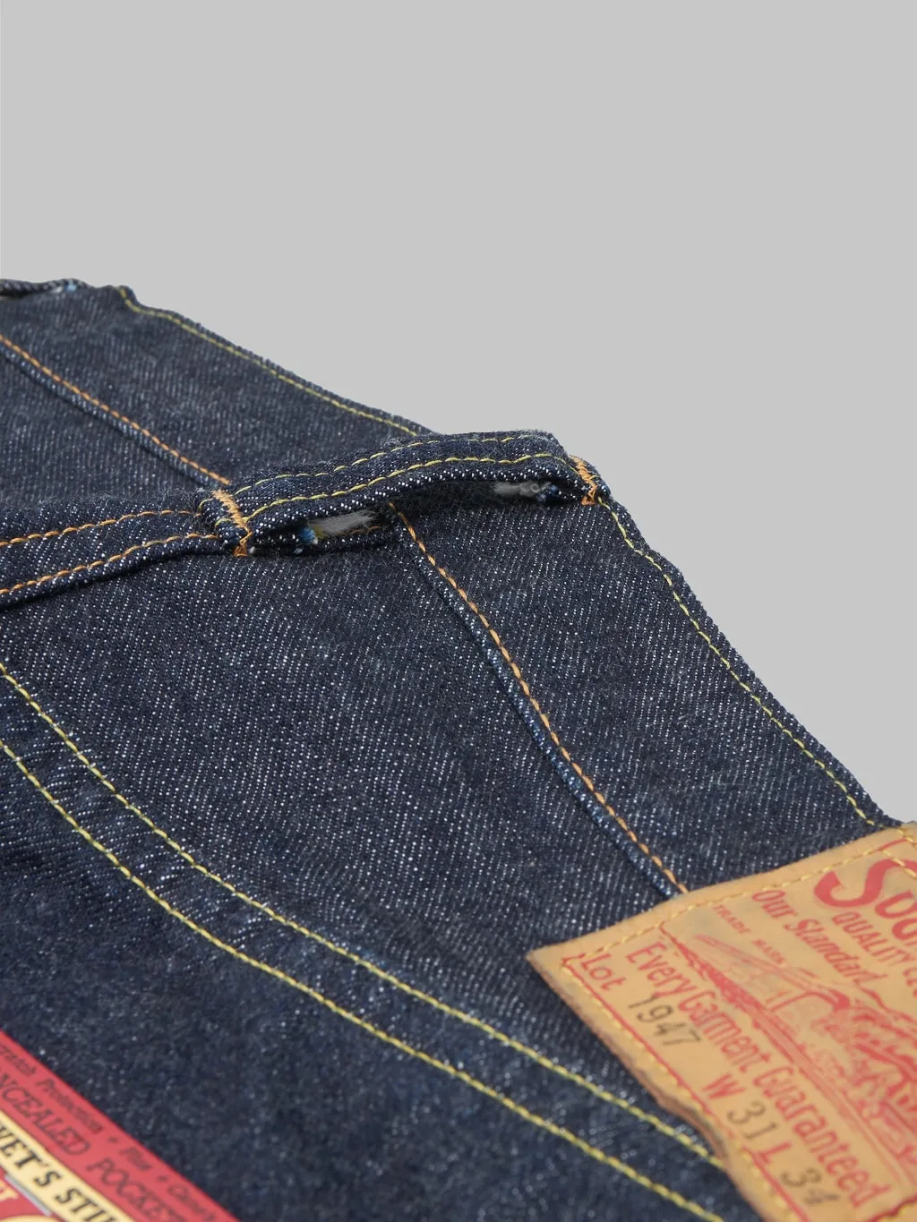 Sugar Cane "1947 Model" 14.25oz Regular Straight Jeans