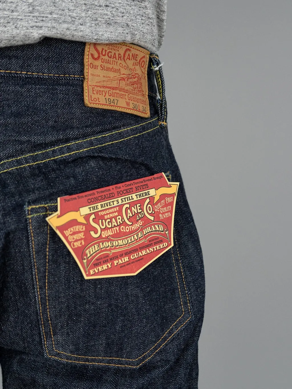 Sugar Cane "1947 Model" 14.25oz Regular Straight Jeans