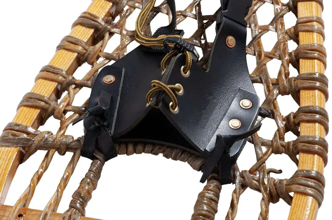 Traditional Leather Snowshoe Binding