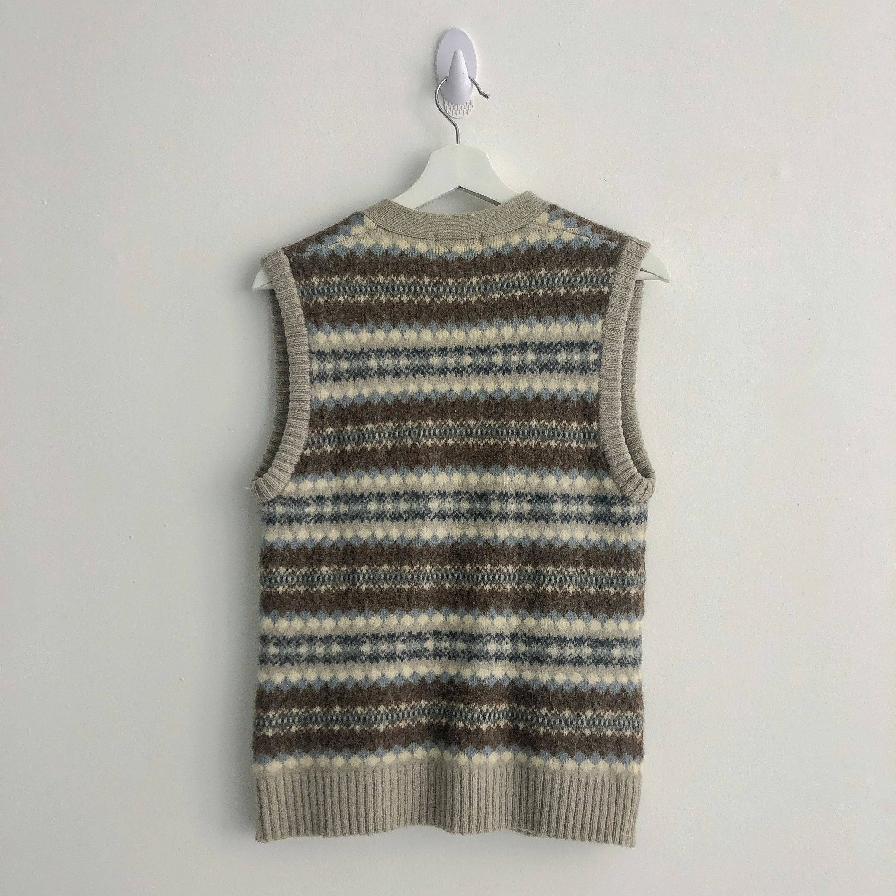 Vintage Winter Cozy Wool Vest